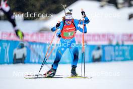 22.01.2022, Antholz, Italy (ITA): Justine Braisaz-Bouchet (FRA) - IBU World Cup Biathlon, relay women, Antholz (ITA). www.nordicfocus.com. © Thibaut/NordicFocus. Every downloaded picture is fee-liable.