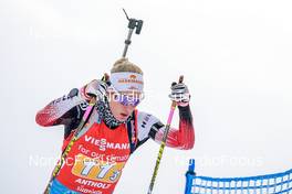 22.01.2022, Antholz, Italy (ITA): Katharina Innerhofer (AUT) - IBU World Cup Biathlon, relay women, Antholz (ITA). www.nordicfocus.com. © Thibaut/NordicFocus. Every downloaded picture is fee-liable.