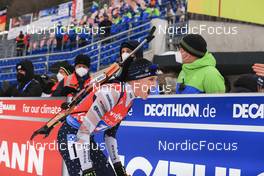 22.01.2022, Antholz, Italy (ITA): Joanne Reid (USA) - IBU World Cup Biathlon, relay women, Antholz (ITA). www.nordicfocus.com. © Manzoni/NordicFocus. Every downloaded picture is fee-liable.