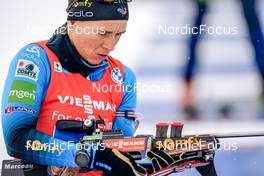 22.01.2022, Antholz, Italy (ITA): Anais Bescond (FRA) - IBU World Cup Biathlon, relay women, Antholz (ITA). www.nordicfocus.com. © Thibaut/NordicFocus. Every downloaded picture is fee-liable.