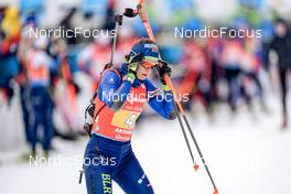 22.01.2022, Antholz, Italy (ITA): Elena Kruchinkina (BLR) - IBU World Cup Biathlon, relay women, Antholz (ITA). www.nordicfocus.com. © Thibaut/NordicFocus. Every downloaded picture is fee-liable.