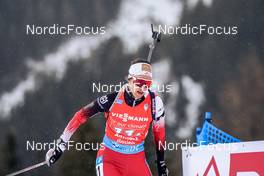 22.01.2022, Antholz, Italy (ITA): Julia Schwaiger (AUT) - IBU World Cup Biathlon, relay women, Antholz (ITA). www.nordicfocus.com. © Thibaut/NordicFocus. Every downloaded picture is fee-liable.