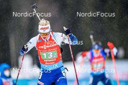22.01.2022, Antholz, Italy (ITA): Mari Eder (FIN) - IBU World Cup Biathlon, relay women, Antholz (ITA). www.nordicfocus.com. © Thibaut/NordicFocus. Every downloaded picture is fee-liable.