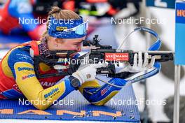22.01.2022, Antholz, Italy (ITA): Annie Lind (SWE) - IBU World Cup Biathlon, relay women, Antholz (ITA). www.nordicfocus.com. © Thibaut/NordicFocus. Every downloaded picture is fee-liable.