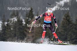 22.01.2022, Antholz, Italy (ITA): Emma Lunder (CAN) - IBU World Cup Biathlon, relay women, Antholz (ITA). www.nordicfocus.com. © Thibaut/NordicFocus. Every downloaded picture is fee-liable.