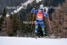 22.01.2022, Antholz, Italy (ITA): Elena Kruchinkina (BLR) - IBU World Cup Biathlon, relay women, Antholz (ITA). www.nordicfocus.com. © Thibaut/NordicFocus. Every downloaded picture is fee-liable.