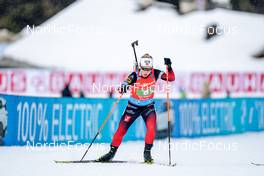 22.01.2022, Antholz, Italy (ITA): Tiril Eckhoff (NOR) - IBU World Cup Biathlon, relay women, Antholz (ITA). www.nordicfocus.com. © Thibaut/NordicFocus. Every downloaded picture is fee-liable.