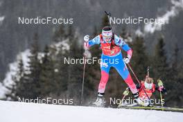 22.01.2022, Antholz, Italy (ITA): Valeriia Vasnetcova (RUS) - IBU World Cup Biathlon, relay women, Antholz (ITA). www.nordicfocus.com. © Thibaut/NordicFocus. Every downloaded picture is fee-liable.