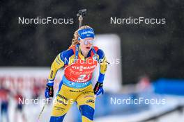 22.01.2022, Antholz, Italy (ITA): Mona Brorsson (SWE) - IBU World Cup Biathlon, relay women, Antholz (ITA). www.nordicfocus.com. © Thibaut/NordicFocus. Every downloaded picture is fee-liable.