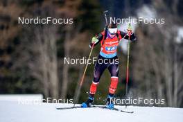 22.01.2022, Antholz, Italy (ITA): Megan Bankes (CAN) - IBU World Cup Biathlon, relay women, Antholz (ITA). www.nordicfocus.com. © Thibaut/NordicFocus. Every downloaded picture is fee-liable.