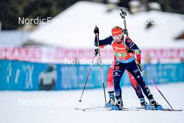 22.01.2022, Antholz, Italy (ITA): Franziska Hildebrand (GER) - IBU World Cup Biathlon, relay women, Antholz (ITA). www.nordicfocus.com. © Thibaut/NordicFocus. Every downloaded picture is fee-liable.