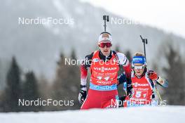 22.01.2022, Antholz, Italy (ITA): Julia Schwaiger (AUT) - IBU World Cup Biathlon, relay women, Antholz (ITA). www.nordicfocus.com. © Thibaut/NordicFocus. Every downloaded picture is fee-liable.