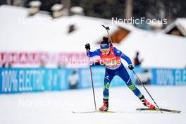 22.01.2022, Antholz, Italy (ITA): Iryna Leshchanka (BLR) - IBU World Cup Biathlon, relay women, Antholz (ITA). www.nordicfocus.com. © Thibaut/NordicFocus. Every downloaded picture is fee-liable.