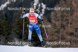 22.01.2022, Antholz, Italy (ITA): Erika Janka (FIN) - IBU World Cup Biathlon, relay women, Antholz (ITA). www.nordicfocus.com. © Thibaut/NordicFocus. Every downloaded picture is fee-liable.