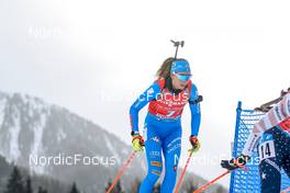 22.01.2022, Antholz, Italy (ITA): Lisa Vittozzi (ITA) - IBU World Cup Biathlon, relay women, Antholz (ITA). www.nordicfocus.com. © Thibaut/NordicFocus. Every downloaded picture is fee-liable.