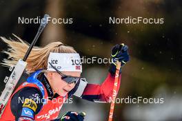 22.01.2022, Antholz, Italy (ITA): Tiril Eckhoff (NOR) - IBU World Cup Biathlon, relay women, Antholz (ITA). www.nordicfocus.com. © Thibaut/NordicFocus. Every downloaded picture is fee-liable.