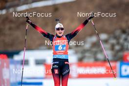 22.01.2022, Antholz, Italy (ITA): Ingrid Landmark Tandrevold (NOR) - IBU World Cup Biathlon, relay women, Antholz (ITA). www.nordicfocus.com. © Thibaut/NordicFocus. Every downloaded picture is fee-liable.