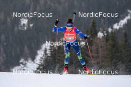 22.01.2022, Antholz, Italy (ITA): Iryna Leshchanka (BLR) - IBU World Cup Biathlon, relay women, Antholz (ITA). www.nordicfocus.com. © Thibaut/NordicFocus. Every downloaded picture is fee-liable.