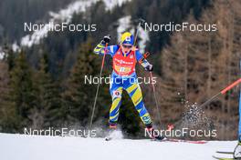 22.01.2022, Antholz, Italy (ITA): Yuliia Dzhima (UKR) - IBU World Cup Biathlon, relay women, Antholz (ITA). www.nordicfocus.com. © Thibaut/NordicFocus. Every downloaded picture is fee-liable.