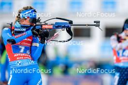 22.01.2022, Antholz, Italy (ITA): Federica Sanfilippo (ITA) - IBU World Cup Biathlon, relay women, Antholz (ITA). www.nordicfocus.com. © Thibaut/NordicFocus. Every downloaded picture is fee-liable.