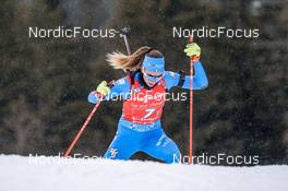 22.01.2022, Antholz, Italy (ITA): Lisa Vittozzi (ITA) - IBU World Cup Biathlon, relay women, Antholz (ITA). www.nordicfocus.com. © Thibaut/NordicFocus. Every downloaded picture is fee-liable.