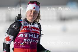 19.01.2022, Antholz, Italy (ITA): Sarah Beaudry (CAN) - IBU World Cup Biathlon, training, Antholz (ITA). www.nordicfocus.com. © Thibaut/NordicFocus. Every downloaded picture is fee-liable.