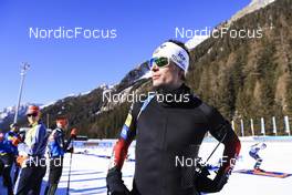19.01.2022, Antholz, Italy (ITA): Sturla Holm Laegreid (NOR) - IBU World Cup Biathlon, training, Antholz (ITA). www.nordicfocus.com. © Manzoni/NordicFocus. Every downloaded picture is fee-liable.
