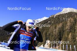 19.01.2022, Antholz, Italy (ITA): Simon Eder (AUT) - IBU World Cup Biathlon, training, Antholz (ITA). www.nordicfocus.com. © Manzoni/NordicFocus. Every downloaded picture is fee-liable.