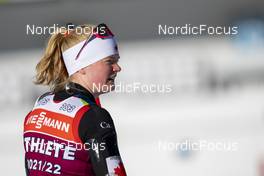 19.01.2022, Antholz, Italy (ITA): Sarah Beaudry (CAN) - IBU World Cup Biathlon, training, Antholz (ITA). www.nordicfocus.com. © Thibaut/NordicFocus. Every downloaded picture is fee-liable.