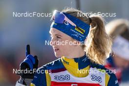 19.01.2022, Antholz, Italy (ITA): Mona Brorsson (SWE) - IBU World Cup Biathlon, training, Antholz (ITA). www.nordicfocus.com. © Thibaut/NordicFocus. Every downloaded picture is fee-liable.