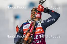 19.01.2022, Antholz, Italy (ITA): Hanna Kebinger (GER) - IBU World Cup Biathlon, training, Antholz (ITA). www.nordicfocus.com. © Thibaut/NordicFocus. Every downloaded picture is fee-liable.