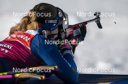 19.01.2022, Antholz, Italy (ITA): Lena Haecki (SUI) - IBU World Cup Biathlon, training, Antholz (ITA). www.nordicfocus.com. © Thibaut/NordicFocus. Every downloaded picture is fee-liable.