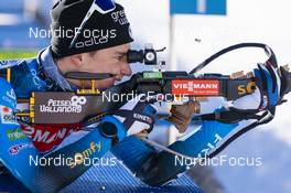 18.01.2022, Antholz, Italy (ITA): Eric Perrot (FRA) - IBU World Cup Biathlon, training, Antholz (ITA). www.nordicfocus.com. © Thibaut/NordicFocus. Every downloaded picture is fee-liable.