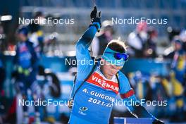 18.01.2022, Antholz, Italy (ITA): Antonin Guigonnat (FRA) - IBU World Cup Biathlon, training, Antholz (ITA). www.nordicfocus.com. © Thibaut/NordicFocus. Every downloaded picture is fee-liable.