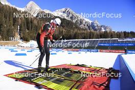19.01.2022, Antholz, Italy (ITA): Event Feature: Norwegian technicians test Fischer Skis - IBU World Cup Biathlon, training, Antholz (ITA). www.nordicfocus.com. © Manzoni/NordicFocus. Every downloaded picture is fee-liable.