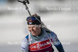 19.01.2022, Antholz, Italy (ITA): Mari Eder (FIN) - IBU World Cup Biathlon, training, Antholz (ITA). www.nordicfocus.com. © Thibaut/NordicFocus. Every downloaded picture is fee-liable.