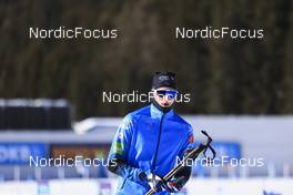 19.01.2022, Antholz, Italy (ITA): Eric Perrot (FRA) - IBU World Cup Biathlon, training, Antholz (ITA). www.nordicfocus.com. © Manzoni/NordicFocus. Every downloaded picture is fee-liable.