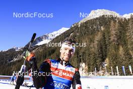 19.01.2022, Antholz, Italy (ITA): Christian Gow (CAN) - IBU World Cup Biathlon, training, Antholz (ITA). www.nordicfocus.com. © Manzoni/NordicFocus. Every downloaded picture is fee-liable.