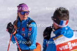 19.01.2022, Antholz, Italy (ITA): Justine Braisaz-Bouchet (FRA) - IBU World Cup Biathlon, training, Antholz (ITA). www.nordicfocus.com. © Thibaut/NordicFocus. Every downloaded picture is fee-liable.
