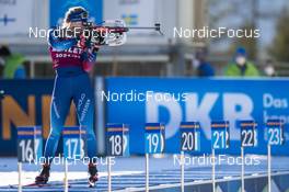 19.01.2022, Antholz, Italy (ITA): Amy Baserga - IBU World Cup Biathlon, training, Antholz (ITA). www.nordicfocus.com. © Thibaut/NordicFocus. Every downloaded picture is fee-liable.