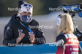 19.01.2022, Antholz, Italy (ITA): Siegfried Mazet (FRA) coach team Norway - IBU World Cup Biathlon, training, Antholz (ITA). www.nordicfocus.com. © Thibaut/NordicFocus. Every downloaded picture is fee-liable.