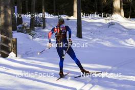 19.01.2022, Antholz, Italy (ITA): Amy Baserga (SUI) - IBU World Cup Biathlon, training, Antholz (ITA). www.nordicfocus.com. © Manzoni/NordicFocus. Every downloaded picture is fee-liable.