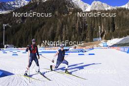 19.01.2022, Antholz, Italy (ITA): Event Feature: US-technicians at work - IBU World Cup Biathlon, training, Antholz (ITA). www.nordicfocus.com. © Manzoni/NordicFocus. Every downloaded picture is fee-liable.