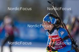19.01.2022, Antholz, Italy (ITA): Lisa Vittozzi (ITA) - IBU World Cup Biathlon, training, Antholz (ITA). www.nordicfocus.com. © Thibaut/NordicFocus. Every downloaded picture is fee-liable.