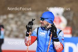 19.01.2022, Antholz, Italy (ITA): Alexander Loginov (RUS) - IBU World Cup Biathlon, training, Antholz (ITA). www.nordicfocus.com. © Manzoni/NordicFocus. Every downloaded picture is fee-liable.