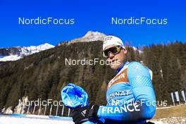 19.01.2022, Antholz, Italy (ITA): Antonin Guigonnat (FRA) - IBU World Cup Biathlon, training, Antholz (ITA). www.nordicfocus.com. © Manzoni/NordicFocus. Every downloaded picture is fee-liable.