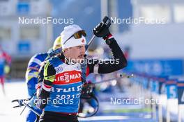 18.01.2022, Antholz, Italy (ITA): Adam Runnalls (CAN) - IBU World Cup Biathlon, training, Antholz (ITA). www.nordicfocus.com. © Thibaut/NordicFocus. Every downloaded picture is fee-liable.