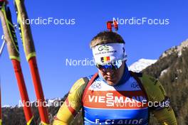 19.01.2022, Antholz, Italy (ITA): Florent Claude (BEL) - IBU World Cup Biathlon, training, Antholz (ITA). www.nordicfocus.com. © Manzoni/NordicFocus. Every downloaded picture is fee-liable.