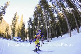 19.01.2022, Antholz, Italy (ITA): Mona Brorsson (SWE) - IBU World Cup Biathlon, training, Antholz (ITA). www.nordicfocus.com. © Manzoni/NordicFocus. Every downloaded picture is fee-liable.