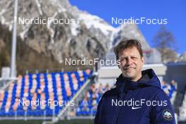 19.01.2022, Antholz, Italy (ITA): Chad Salmela (USA), NBC announcer - IBU World Cup Biathlon, training, Antholz (ITA). www.nordicfocus.com. © Manzoni/NordicFocus. Every downloaded picture is fee-liable.